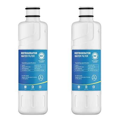 Discountfilterpro EDR2RXD1 Water Filter Replacement Universal Refrigerator Water Filter Premium Replacement for Clean Water & Ice 2 Pack